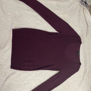 The Limited Wool Pullover Purple Sweater